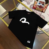 Evisu/Fushen Baju-T Lelaki dan Wanita, Baju-T Bercetak, Baju-T Lengan Pendek, Baju-T Perniagaan, Gay