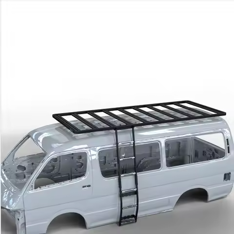 Factory Design 4X4 Accessories Aluminum Van Luggage Rack Platform for Hiace Luggage Rack