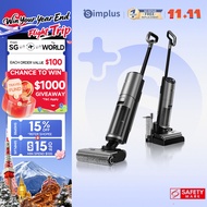 Simplus Floor Washer | 20,000Pa Suction Power | 810ml Water Tank | Smart AI Dirt Detection | TurboFl