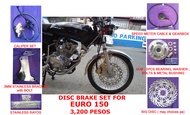 Euro 150 DH & EURO 175 DH Discbrake Set, Front Conversion Kit, Disc Brake