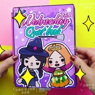 Toca Witch and Princess Dress Up Paper Doll Handmade DIY Homemade Fun Girl Toy Game หนังสือเงียบ