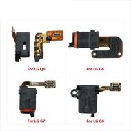 Ear Earphone Headphone Jack Audio Port Connector Flex Cable For LG Q9 G6 G7 G8 G8X ThinQ G8S Velvet 