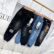 Children's Jeans Jeans for Boys and Girls Soft Fabric Children's Fashion QUAN BO CHAM BI B