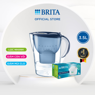 Combo bình lọc nước BRITA Marella XL 3.5L + Hộp 6 lõi lọc Maxtra Pro