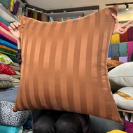 60x60/ 70x70 Plain Striped Sofa Cushion Cover