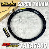 100% ORIGINAL TAKASAGO EXCEL ASIA ALLOY RIM JAPAN 1.60x17 1.60x18/ Excel Asia alloy rim Black Blue R