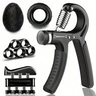 5pcs Adjustable Resistance Hand Grip Strengthener Set, Finger & Forearm Muscle Trainer, Versatile Fi