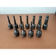 ZEN Black Long Socket Torx Head SD.1/2" (Available In Various Sizes) T20-T70) Express Delivery Fast