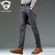 EAGLADE Seluar Slack Lelaki Straight Cut Slimfit Casual Pants for Men in Grey 968
