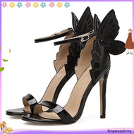 10cm Butterfly High Heels Stiletto High Heel Sandals