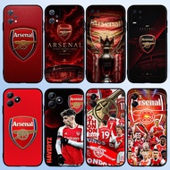 for Realme Narzo 70X N65 GT neo 3T P1 C85 C75x C75 C71 15X Arsenal Football Club 8Y1 Soft Black TPU 