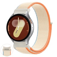 Dây đeo nylon cho Samsung Galaxy Watch 7/FE/6/5/4 40mm 44mm Dây đeo thể thao đính kèm bằng một cú nh
