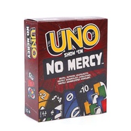 Games UNO Show ‘em No Mercy Card Game in Storage & Travel Tin for Kids, Adults & Family Night with E