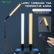 Light- Led Photography Light 50Cm Tri Color Stick Light Led Video Light Foldable Tube Light
