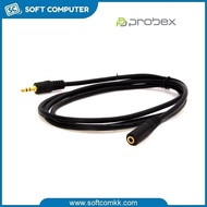 Probex CB-SPK/MF 3.5mm (M) To 3.5mm (F) Audio Cable (1.5m)