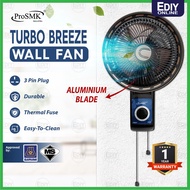 【SIRIM】PROSMK Turbo Power Air Aluminium Blade 12'' Wall Fan SMK-12W Kipas GALE HSF-108PW HSF-112PW K