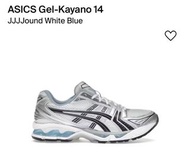 JJJJound Asics Gel-Kayano 14 - White/Blue  US 10.5 