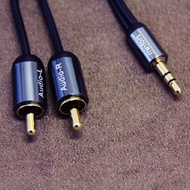 MINFOR / 2RCA to 3.5mm 立體聲 音源線