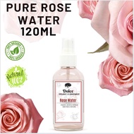 Rose Water 120ml ( 100% Organic) / Air Mawar Organik