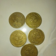 koin kuno 500 rupiah melati