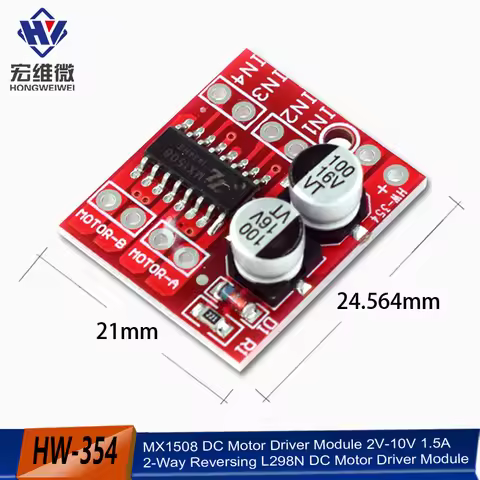 1-10PCS MX1508 DC Motor Driver Module 2V-10V 1.5A 2-Way Reversing PWM Speed Dual H Bridge Stepper Mo