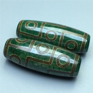 Tibetan Nine Eyes Dzi Beads Pendant to Pure Dzi Beads Authentic Tibetan God of Wealth Dzi Beads Wenw