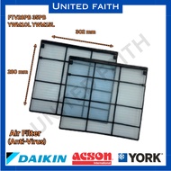 Daikin York Acson Wall Mounted Air Filter FTV28PB FTV35PB FTV50PB FTV60PB (2pcs)