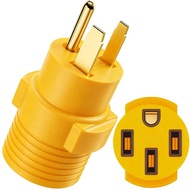 Penyesuai Pengecas EV NEMA 6-50P ke 14-50R 3-Prong 240/250V Penyambung Lelaki untuk Pengimpal Kimpal