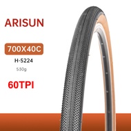 Chaoyang ARISUN จักรยานยาง700C 700x2 5/28/35/40C ยางจักรยานถนน60TPI ป้องกันการเจาะกรวดขี่จักรยานยางล