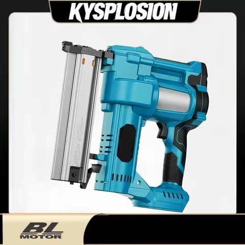 2 in 1 Brushless Electric Nailer/Stapler Gun F15-50 K410-438 Nail 2 Mode With Nail For Makita 18V Ba