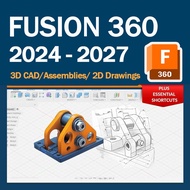 Fusion 360 2027-2024 Autodesk Private Access Acct for Windows/MacOS/Tablet/Android Phone (100% Geneu