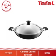 Tefal Asian Chinese Wok 36cm w/Lid C52896