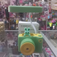 HIJAU Multi-function camera desk lamp portable study lamp in the shape of a green camera