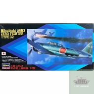 Hasegawa 1/72 Mitsubishi A6M3 Zero Fighter Type32 Aircraft Model War Assembled