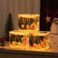 Christmas Rubik's Cube Night Light diy Christmas P 圣诞魔方小夜灯diy圣诞节派对装扮万圣节魔方镜子小夜灯25/1/51515