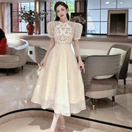 Váy ren tay cộc đính hồ điệp cực sang nhà KT CLOTHING