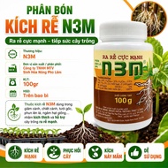 N3M Foliar Fertilizer 100gr Jar - Stimulates Strong Roots, Restores Roots, Soaks Seeds