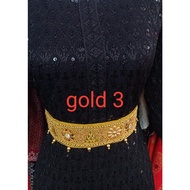 BELT GOLDEN LATEST DESIGN  SAREE BELT CODE3