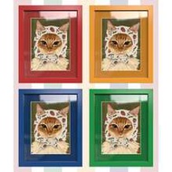 Colorful Photo Frame - 8x8in/8x10in/12x12in/12x16in | Macaron Color Palette, Vintage-Style Wall Art 