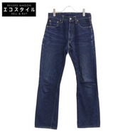 二手 Levi's 1998 年產 501XX 美國瓦倫西亞工廠紅色赤耳靛藍直筒牛仔褲