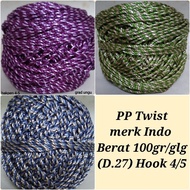 PP Twist & Glitter Knitting Yarn D27 (Indo brand)