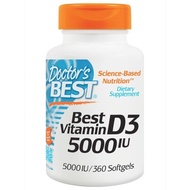 Doctor s Best Best Vitamin D3 5000 IU 360 Softgels