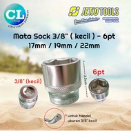 MATA 3/ 8" SMALL 17mm SOCKET BIT 19mm/ 22mm 6pt socket wrench 3/8in 17 19 22 shock JETJO