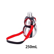 EQUITY Thép không gỉ Bình nước hình bầu 250 500 1500ml loại Chai rượu Ngoài trời Sức chứa lớn Bình đ
