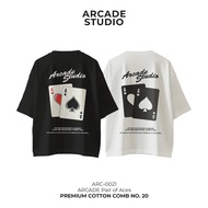[Pre 4 Days] ARCADE Pair of Aces Shirt (ARC-0021) Oversize Fabric 1 Cotton No.20