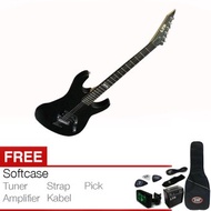 ESP / LTD M-Pack Guitar Electric Softcase - Hitam + Free Pack Bonus