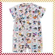 [MIKI HOUSE] MIKI HOUSE Double B Jinbei All Romper Short Sleeve Bear Made in Japan M (70-80cm)Boys N
