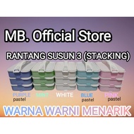 3-Tier & 4-Tier STACKING Lunch Box (STACKING) - MB OFFICIAL Square STACKING Rack