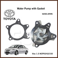 Water Pump with Gasket Toyota Vios 1.5 NCP93 42150 16100-29195 /16100-09181