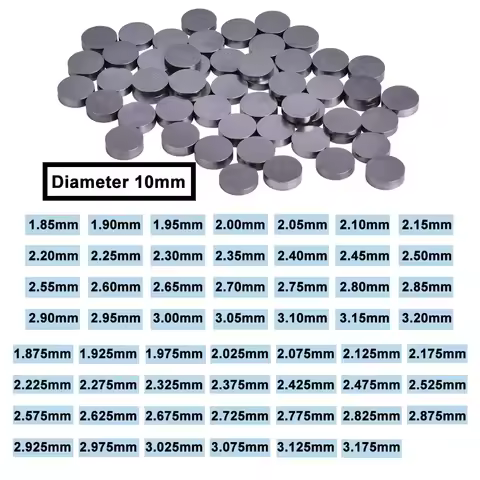 Motorcycle Engine Parts Adjustable Valve Pad Shims 10mm Complete Valve Shim Cams 1.85 ~ 3.20 1.875-3